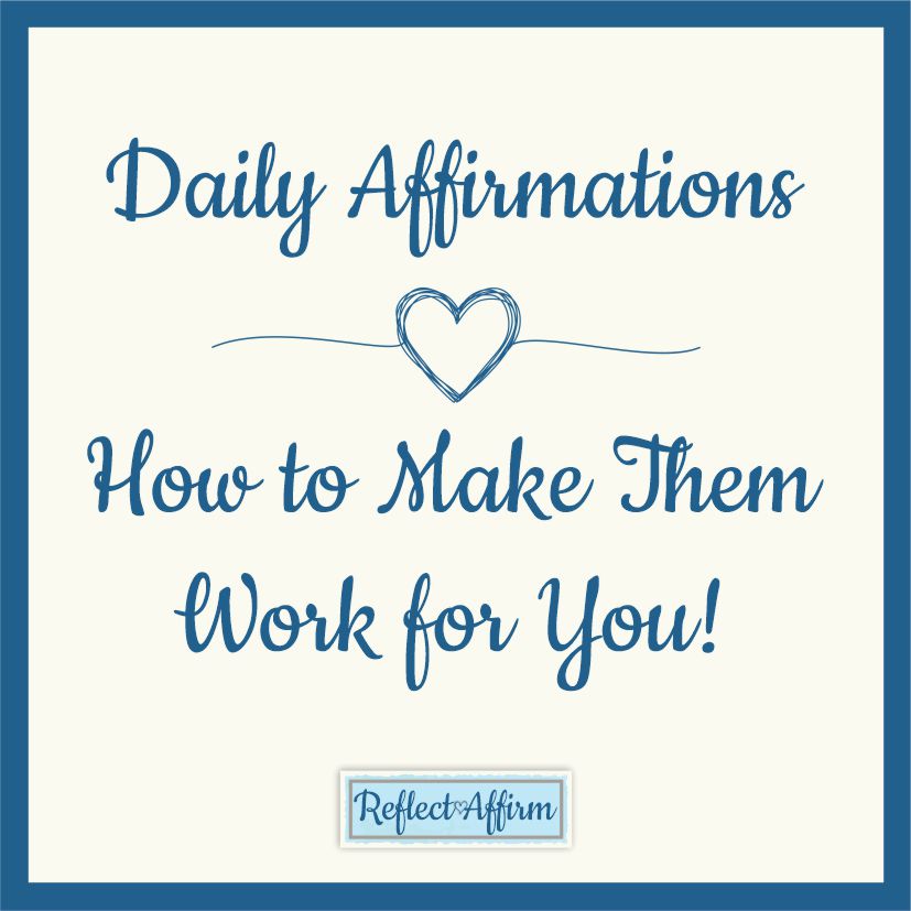 Wouldn’t it be great if you could experience more positive personal changes from daily affirmations? Read more from Reflect and Affirm.