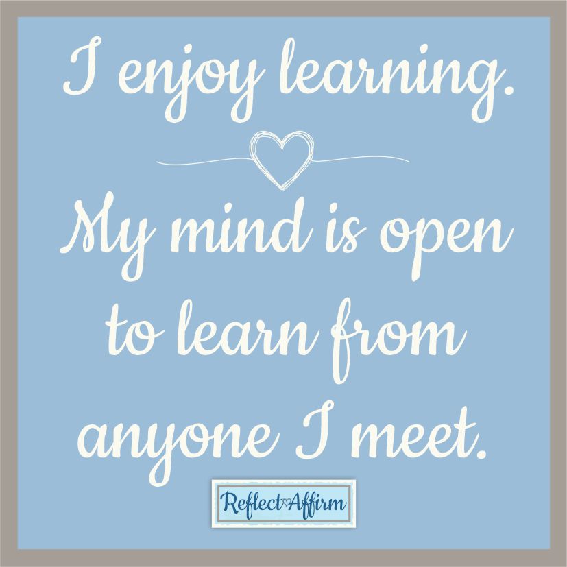 Try this positive affirmation for learning to help get you started to reach your goals and succeed in all that you do.