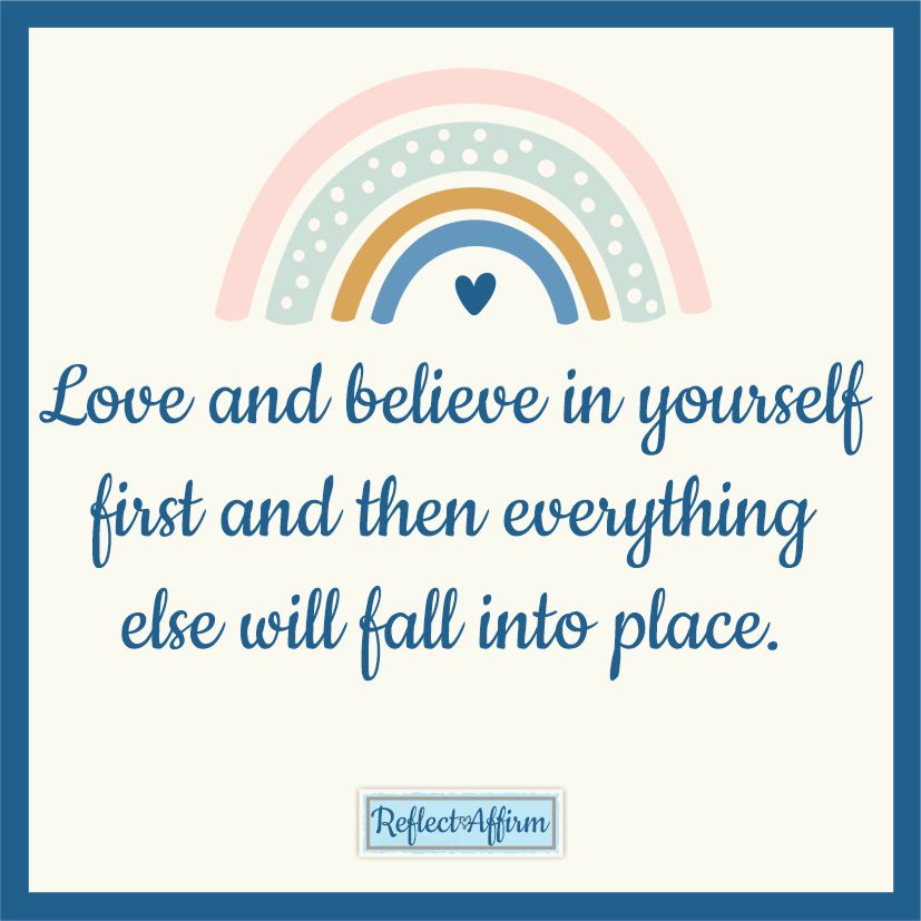 Here are some suggestions to help you learn how to improve your self esteem and self confidence today. Read more from Reflect and Affirm.