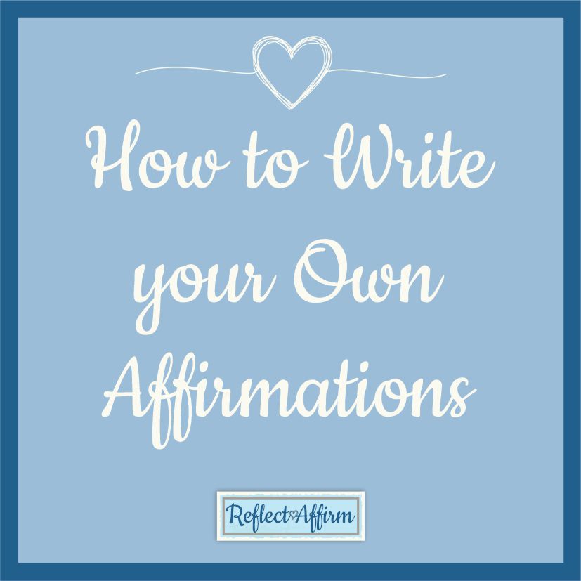 We have plenty of affirmations to help you get started here but perhaps you would like to learn how to make your own affirmations.