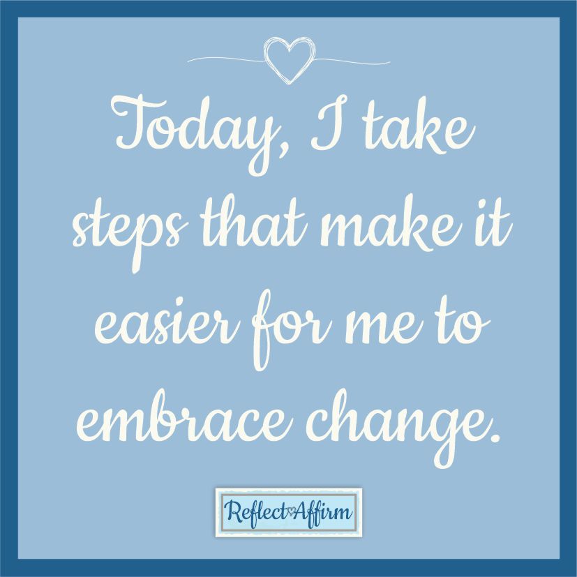Since change is inevitable, one way to keep yourself moving forward is by using positive affirmations about change.